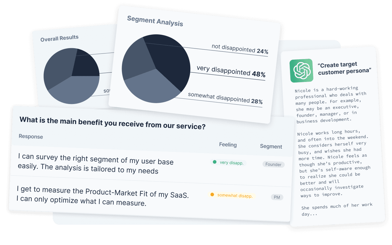 Formbricks dashboard showing surveys list and analytics workspace