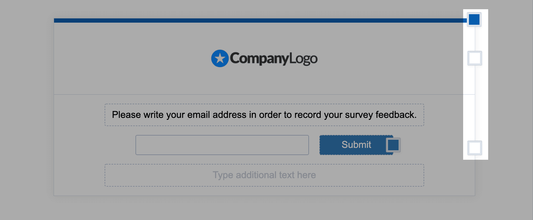 Retently link survey respondent view with branded NPS score buttons